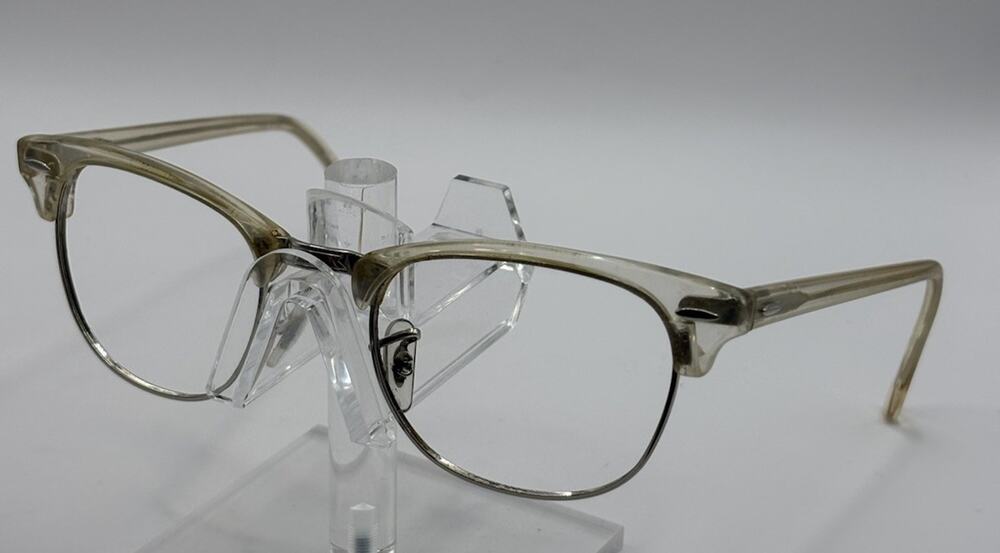 Ray-Ban RB5154 2001 Clear Silver Clubmaster Eyeglass Frames 51-21-145